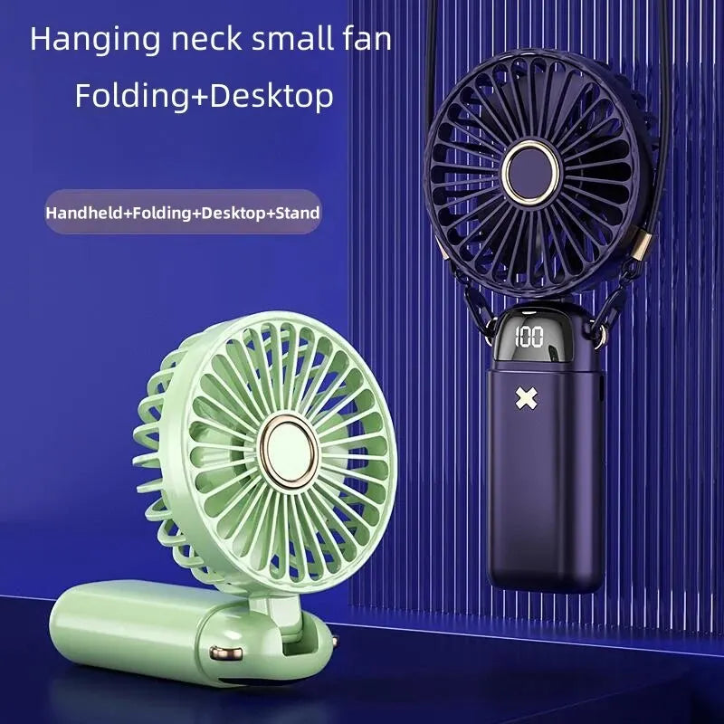 Silent Mini Fan – Portable Handheld Desk Fan for Students, Travel, and Home Use"