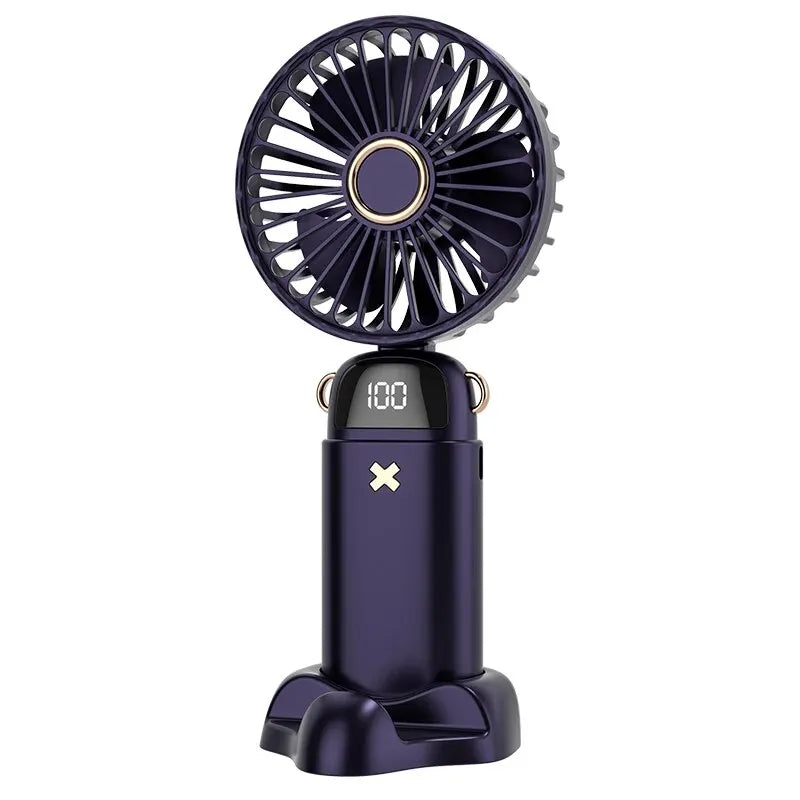 Silent Mini Fan – Portable Handheld Desk Fan for Students, Travel, and Home Use"