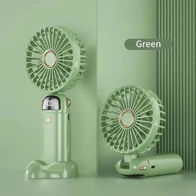 Silent Mini Fan – Portable Handheld Desk Fan for Students, Travel, and Home Use"