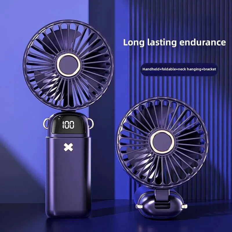 Silent Mini Fan – Portable Handheld Desk Fan for Students, Travel, and Home Use"