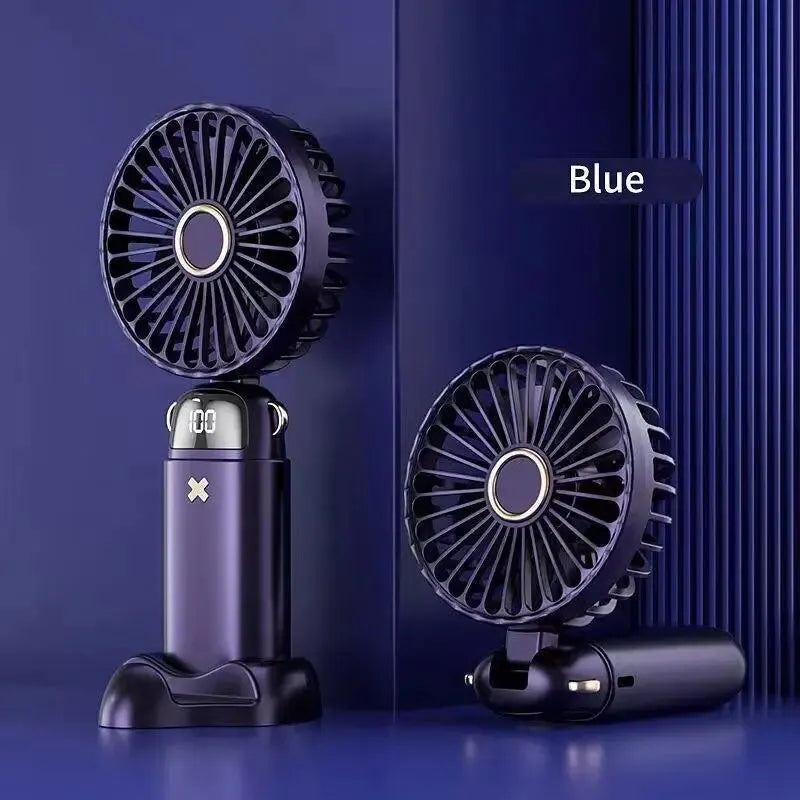 Silent Mini Fan – Portable Handheld Desk Fan for Students, Travel, and Home Use"